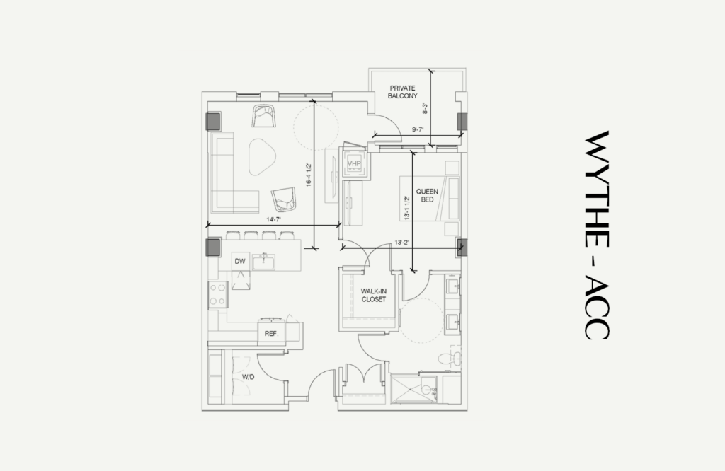 Waterbury House | Minneapolis, MN | 1 Bedroom